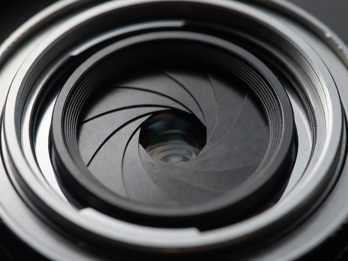 Camera Lens Aperture Macro View
