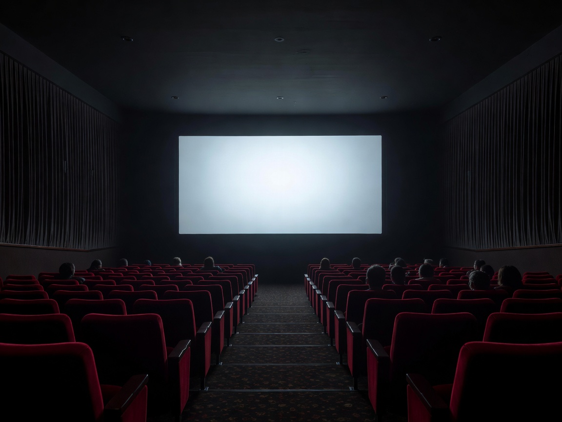 Movie Theater Cinema Screen and Seats